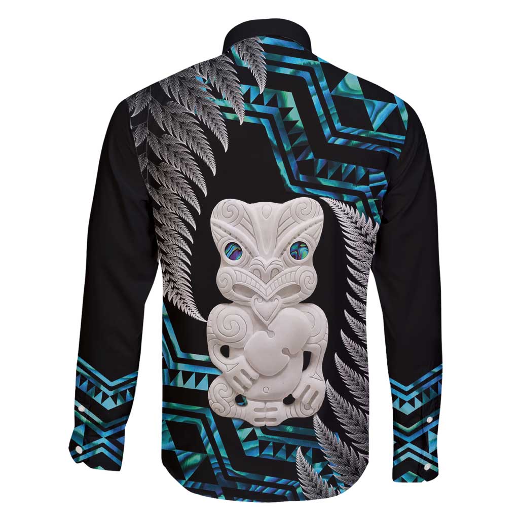 Aotearoa Taniko Paua Shell With Hei Tiki Family Matching Mermaid Dress and Hawaiian Shirt