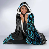 Aotearoa Taniko Paua Shell With Hei Tiki Hooded Blanket LT14 - Polynesian Pride