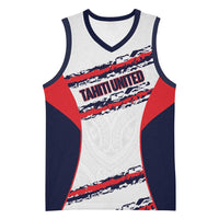 AS Venus Tahiti Football Custom Basketball Jersey Go Champions Polynesian Pattern LT14 Unisex White - Polynesian Pride