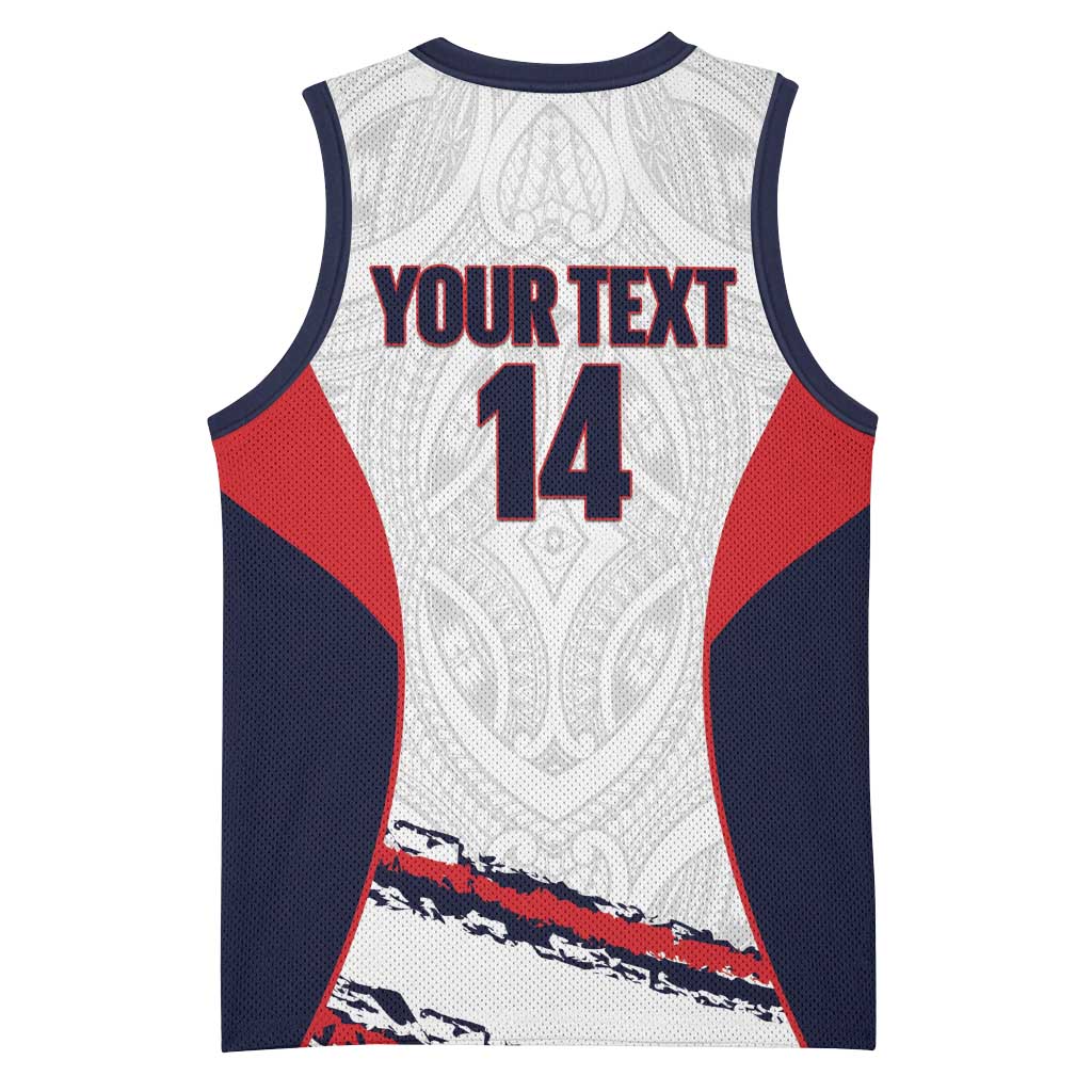 AS Venus Tahiti Football Custom Basketball Jersey Go Champions Polynesian Pattern LT14 - Polynesian Pride