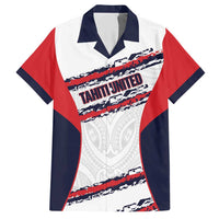 AS Venus Tahiti Football Custom Hawaiian Shirt Go Champions Polynesian Pattern LT14 White - Polynesian Pride