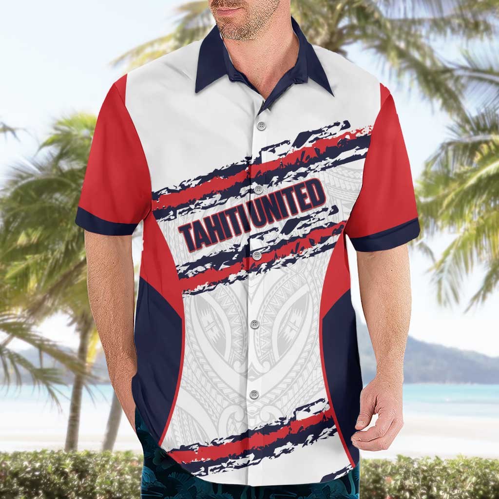 AS Venus Tahiti Football Custom Hawaiian Shirt Go Champions Polynesian Pattern LT14 - Polynesian Pride