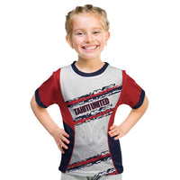 AS Venus Tahiti Football Custom Kid T Shirt Go Champions Polynesian Pattern LT14 White - Polynesian Pride