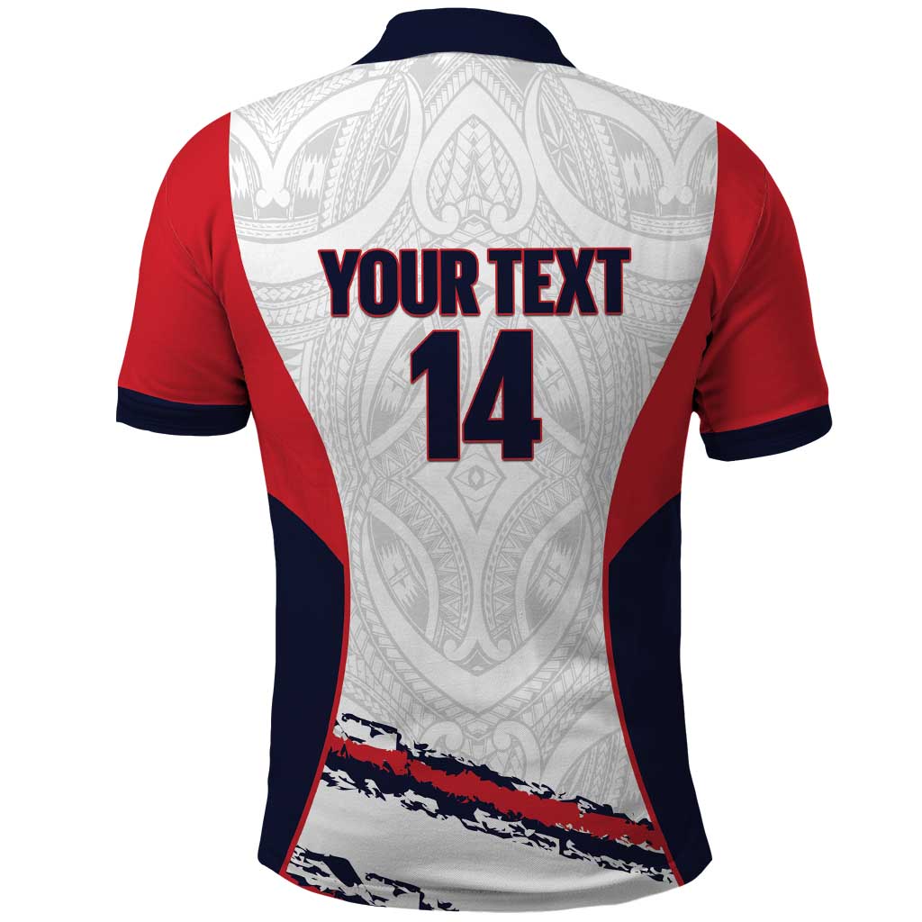 AS Venus Tahiti Football Custom Polo Shirt Go Champions Polynesian Pattern LT14 - Polynesian Pride