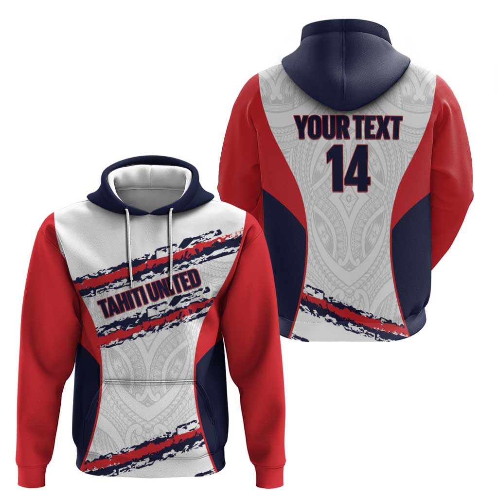 AS Venus Tahiti Football Custom Zip Hoodie Go Champions Polynesian Pattern LT14 - Polynesian Pride