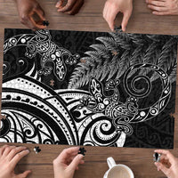 New Zealand Lizard Puzzle Silver Fern Aotearoa Maori - Polynesian Pride