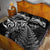 New Zealand Lizard Quilt Bed Set Silver Fern Aotearoa Maori