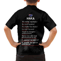New Zealand Haka Rugby Kid Hawaiian Shirt 2024 Pacific Go Black Silver Fern LT14 - Polynesian Pride