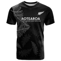 New Zealand Haka Rugby T Shirt 2024 Pacific Go Black Silver Fern LT14 Black - Polynesian Pride