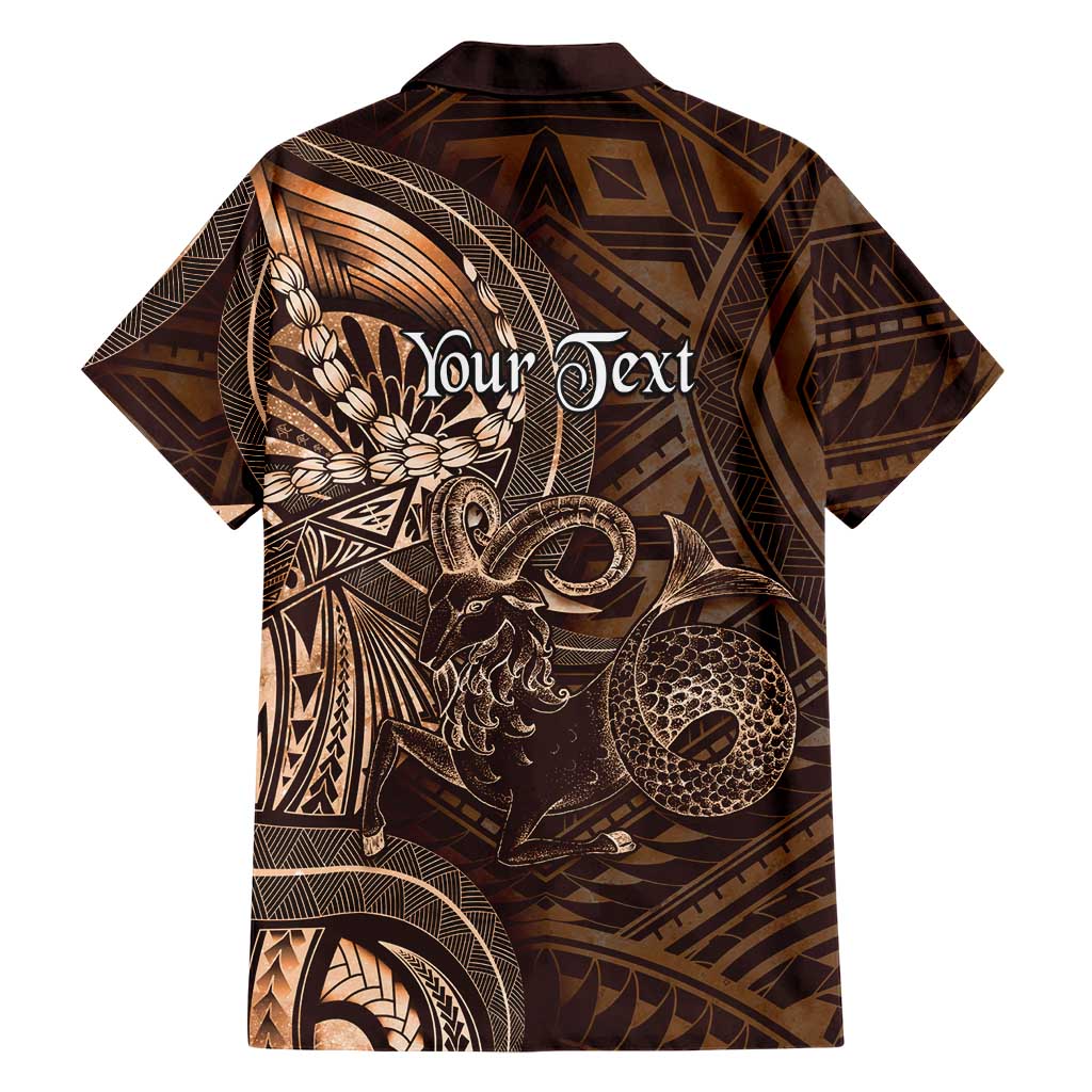 Personalised Polynesia Zodiac Capricorn Family Matching Summer Maxi Dress and Hawaiian Shirt Galaxy Polynesian Pattern Chest Tattoo Style LT14 - Polynesian Pride