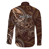 Personalised Polynesia Zodiac Capricorn Family Matching Summer Maxi Dress and Hawaiian Shirt Galaxy Polynesian Pattern Chest Tattoo Style LT14 - Polynesian Pride