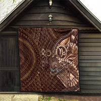 Personalised Polynesia Zodiac Capricorn Quilt Galaxy Polynesian Pattern Chest Tattoo Style LT14 - Polynesian Pride