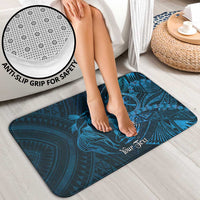 Personalised Polynesia Zodiac Pisces Bathroom Set Galaxy Polynesian Pattern Chest Tattoo Style