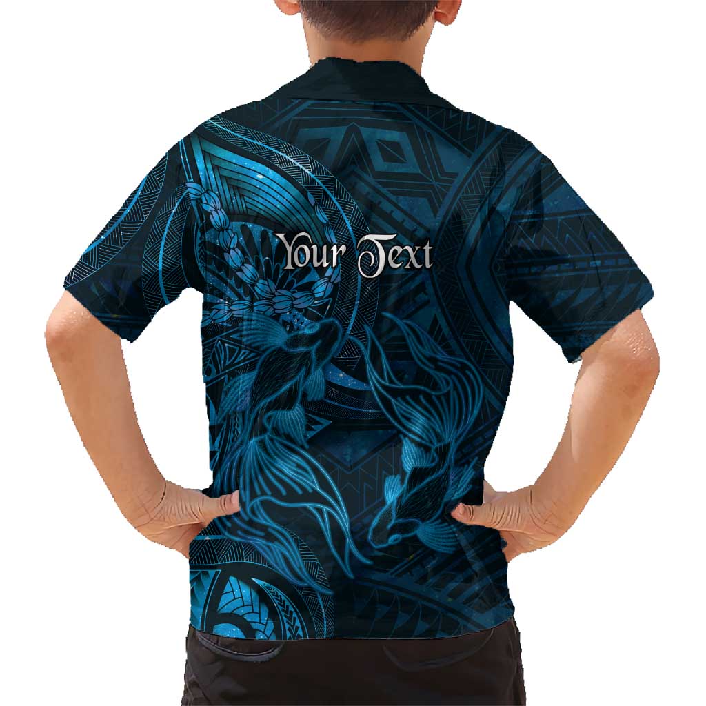 Personalised Polynesia Zodiac Pisces Hawaiian Shirt Galaxy Polynesian Pattern Chest Tattoo Style LT14 - Polynesian Pride