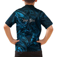 Personalised Polynesia Zodiac Pisces Hawaiian Shirt Galaxy Polynesian Pattern Chest Tattoo Style LT14 - Polynesian Pride