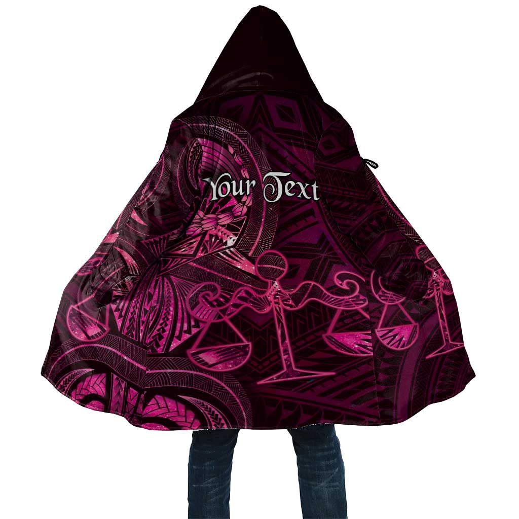 Personalised Polynesia Zodiac Libra Cloak Galaxy Polynesian Pattern Chest Tattoo Style