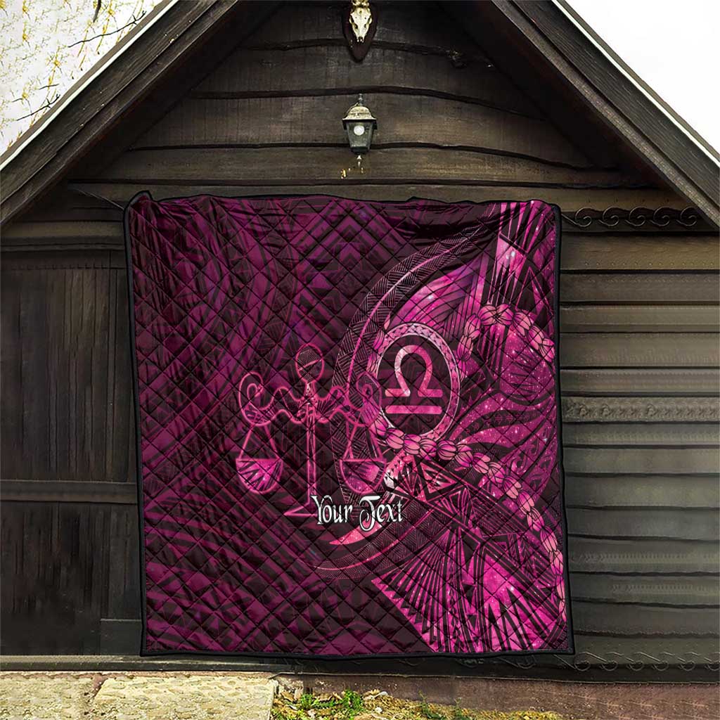 Personalised Polynesia Zodiac Libra Quilt Galaxy Polynesian Pattern Chest Tattoo Style