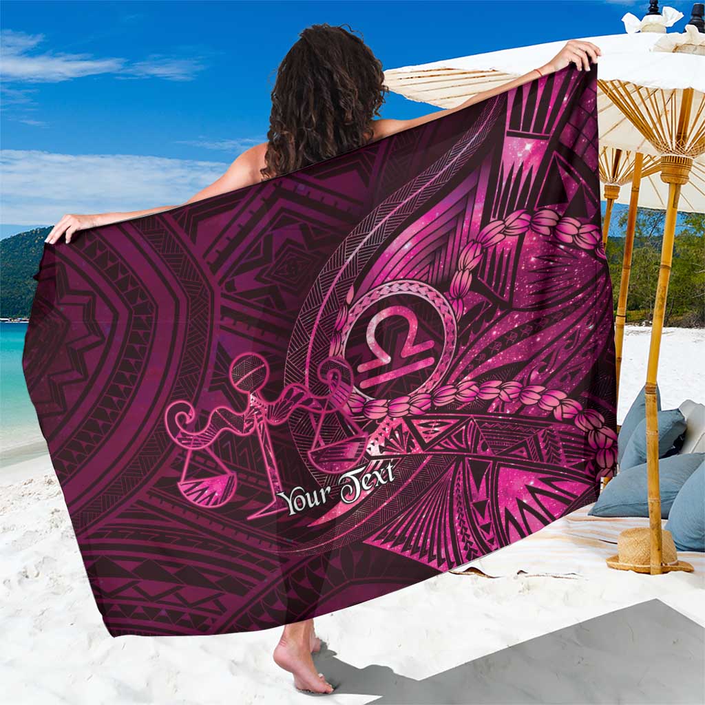 Personalised Polynesia Zodiac Libra Sarong Galaxy Polynesian Pattern Chest Tattoo Style