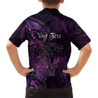 Personalised Polynesia Zodiac Virgo Family Matching Tank Maxi Dress and Hawaiian Shirt Galaxy Polynesian Pattern Chest Tattoo Style LT14 - Polynesian Pride