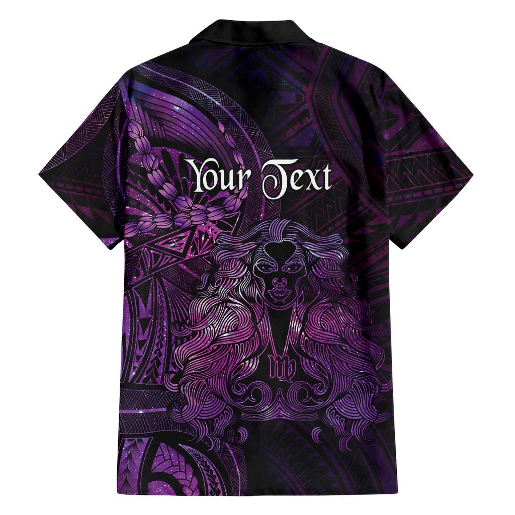 Personalised Polynesia Zodiac Virgo Family Matching Tank Maxi Dress and Hawaiian Shirt Galaxy Polynesian Pattern Chest Tattoo Style LT14 - Polynesian Pride