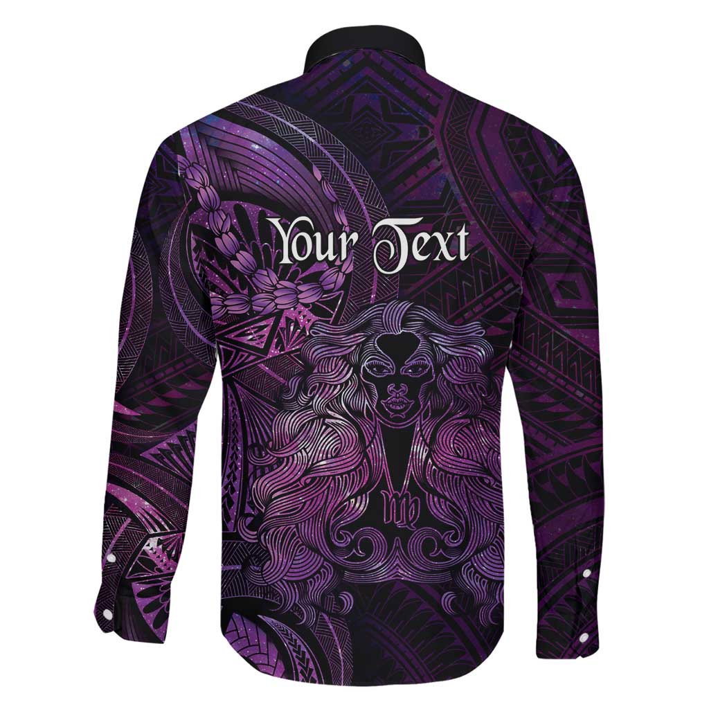 Personalised Polynesia Zodiac Virgo Family Matching Tank Maxi Dress and Hawaiian Shirt Galaxy Polynesian Pattern Chest Tattoo Style LT14 - Polynesian Pride