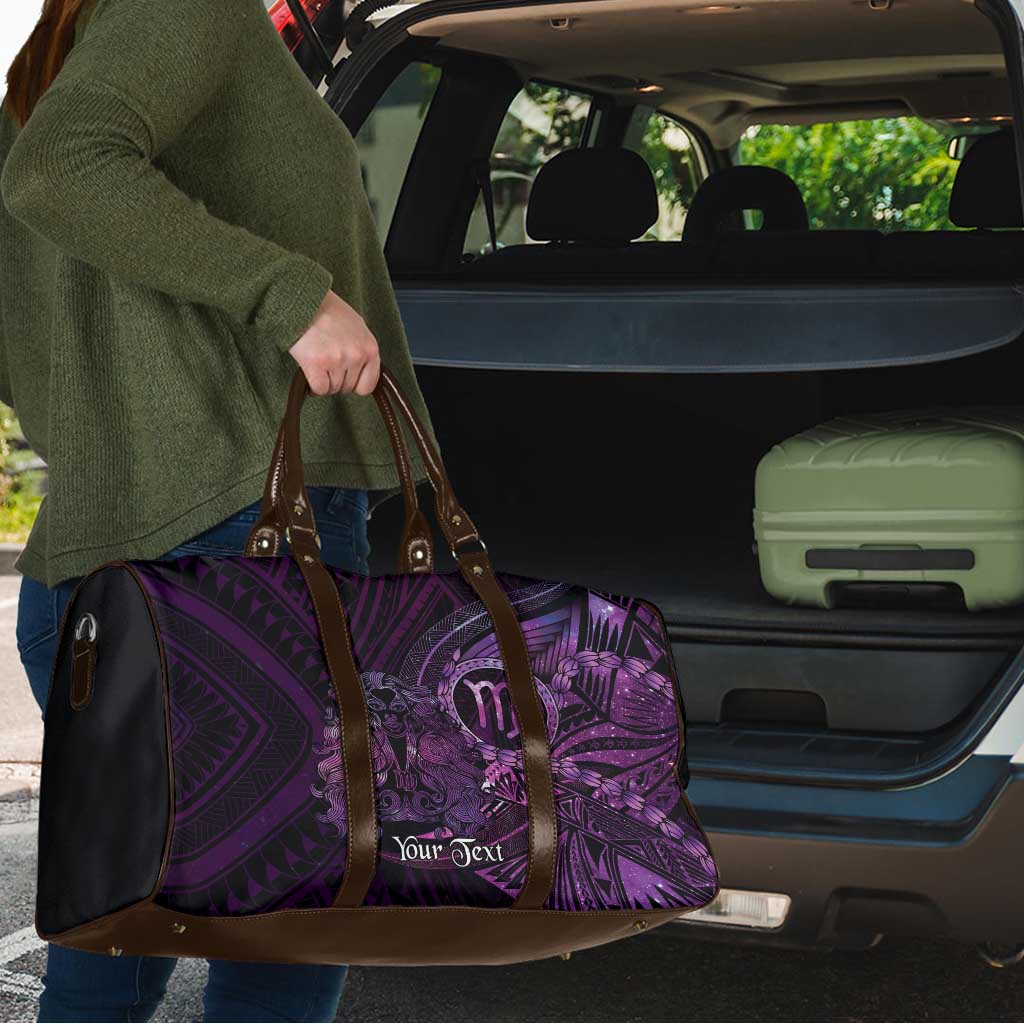Personalised Polynesia Zodiac Virgo Travel Bag Galaxy Polynesian Pattern Chest Tattoo Style LT14 - Polynesian Pride
