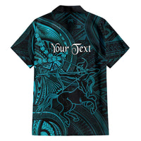 Personalised Polynesia Zodiac Sagittarius Family Matching Tank Maxi Dress and Hawaiian Shirt Galaxy Polynesian Pattern Chest Tattoo Style LT14 - Polynesian Pride