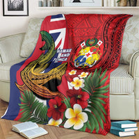 Hawaii And Tonga Blanket Shark Tattoo With Tongan Coat Of Arms