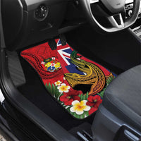 Hawaii And Tonga Car Mats Shark Tattoo With Tongan Coat Of Arms