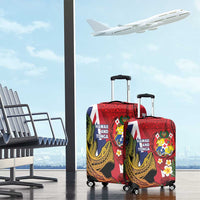 Hawaii And Tonga Luggage Cover Shark Tattoo With Tongan Coat Of Arms