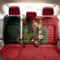 Hawaii And Tonga Back Car Seat Cover King Kamehameha Tribal Ngatu Pattern