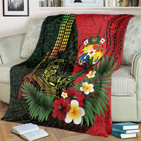 Hawaii And Tonga Blanket King Kamehameha Tribal Ngatu Pattern