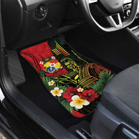 Hawaii And Tonga Car Mats King Kamehameha Tribal Ngatu Pattern