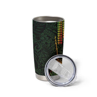 Hawaii And Tonga Tumbler Cup King Kamehameha Tribal Ngatu Pattern