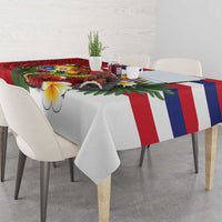 Hawaii And Tonga Tablecloth King Kalakaua Tribal Gecko Tongan Ngatu