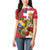 Hawaii And Tonga Women Polo Shirt King Kalakaua Tribal Gecko Tongan Ngatu