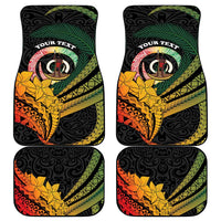 Personalised Vanuatu Independence Day Car Mats July 30 Pig Tusk Long God Yumi Stanap