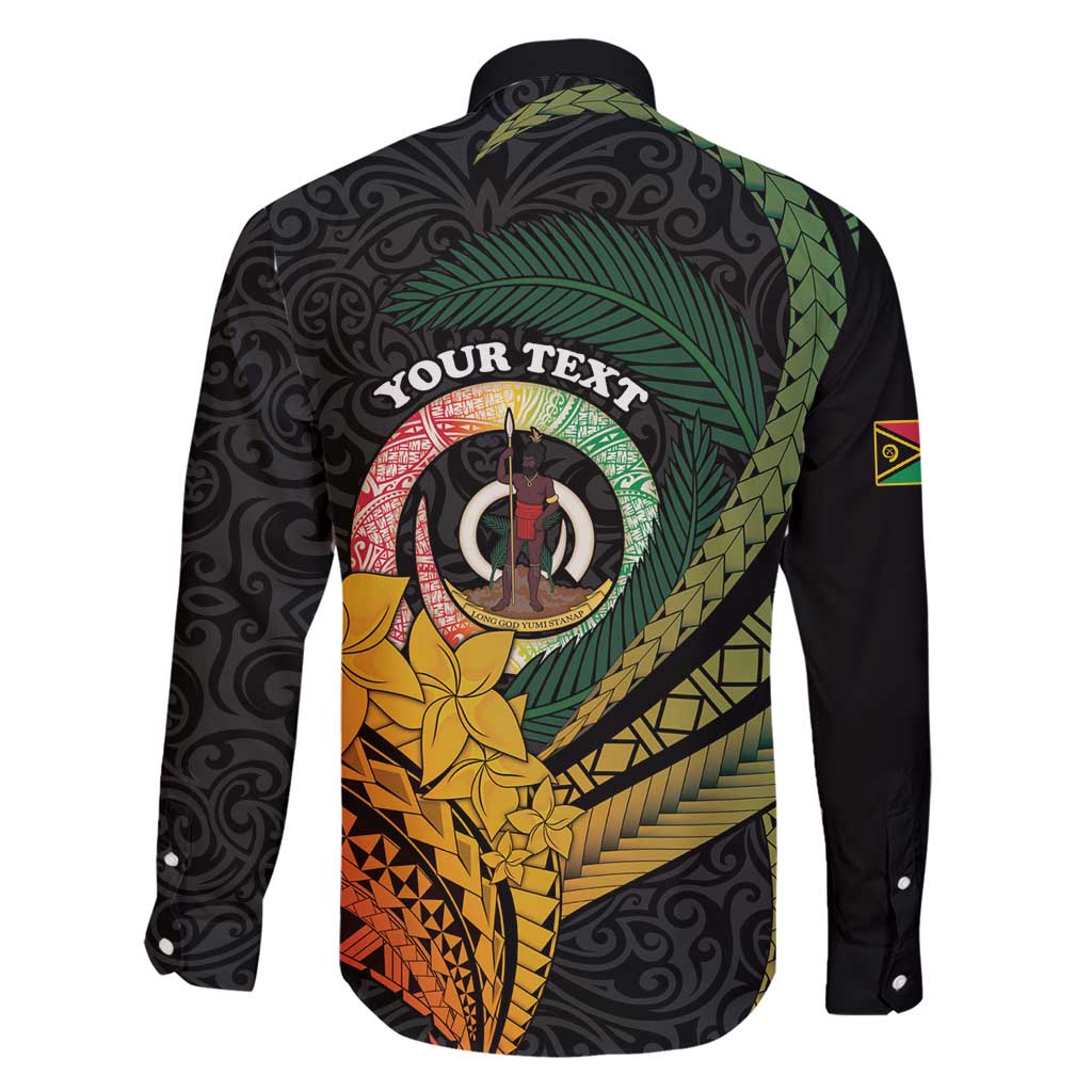 Personalised Vanuatu Independence Day Family Matching Short Sleeve Bodycon Dress and Hawaiian Shirt July 30 Pig Tusk Long God Yumi Stanap