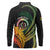 Personalised Vanuatu Independence Day Long Sleeve Polo Shirt July 30 Pig Tusk Long God Yumi Stanap