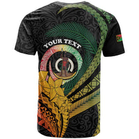 Personalised Vanuatu Independence Day T Shirt July 30 Pig Tusk Long God Yumi Stanap