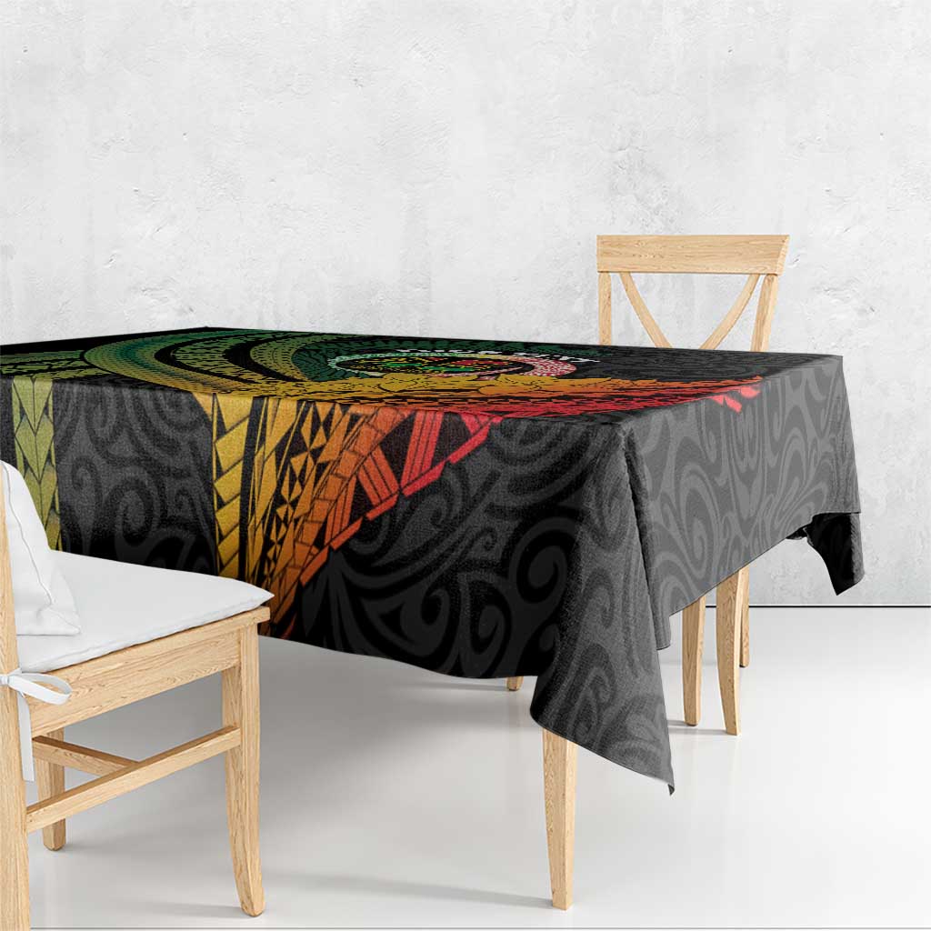 Personalised Vanuatu Independence Day Tablecloth July 30 Pig Tusk Long God Yumi Stanap