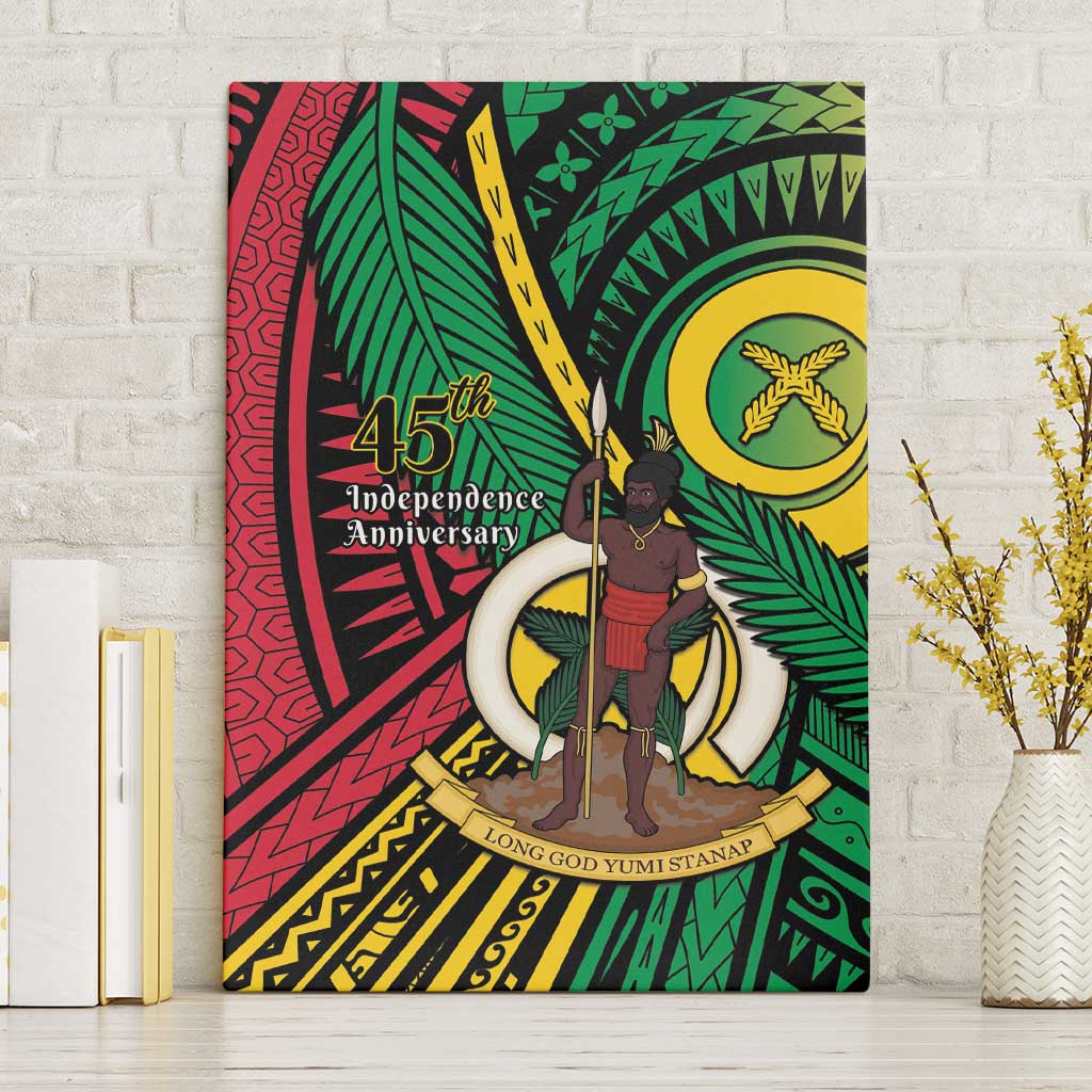 Halo Vanuatu Canvas Wall Art Happy 45th Independence Anniversary