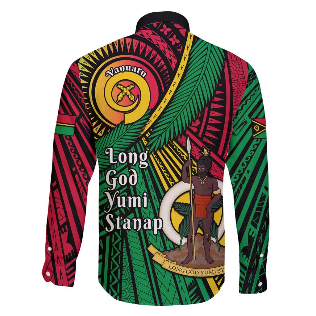 Halo Vanuatu Family Matching Puletasi and Hawaiian Shirt Happy 45th Independence Anniversary