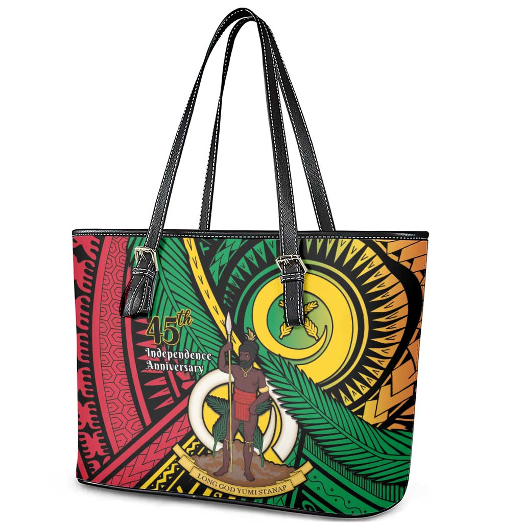 Halo Vanuatu Leather Tote Bag Happy 45th Independence Anniversary