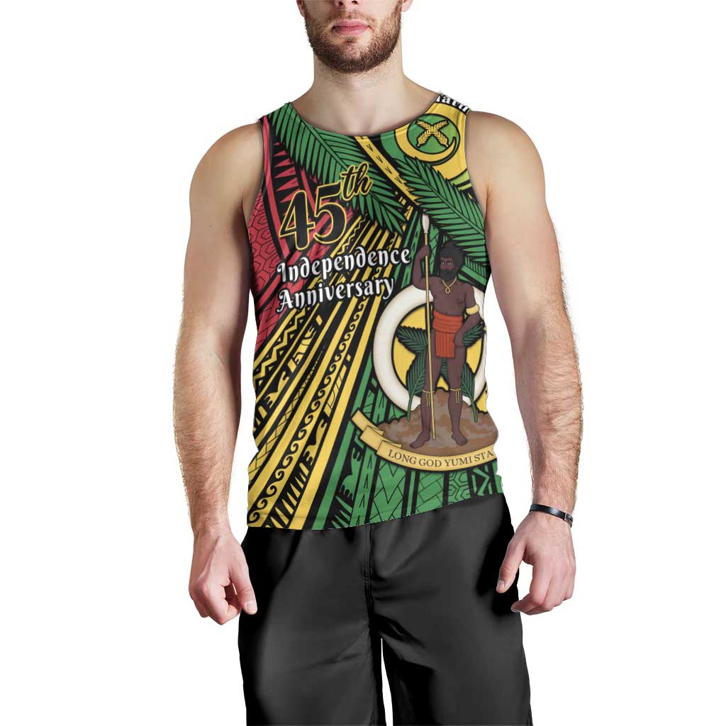 Halo Vanuatu Men Tank Top Happy 45th Independence Anniversary