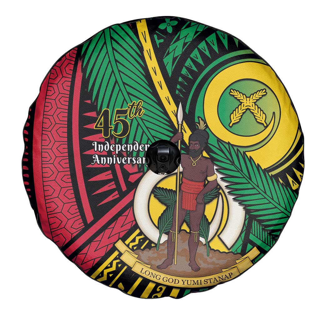 Halo Vanuatu Spare Tire Cover Happy 45th Independence Anniversary