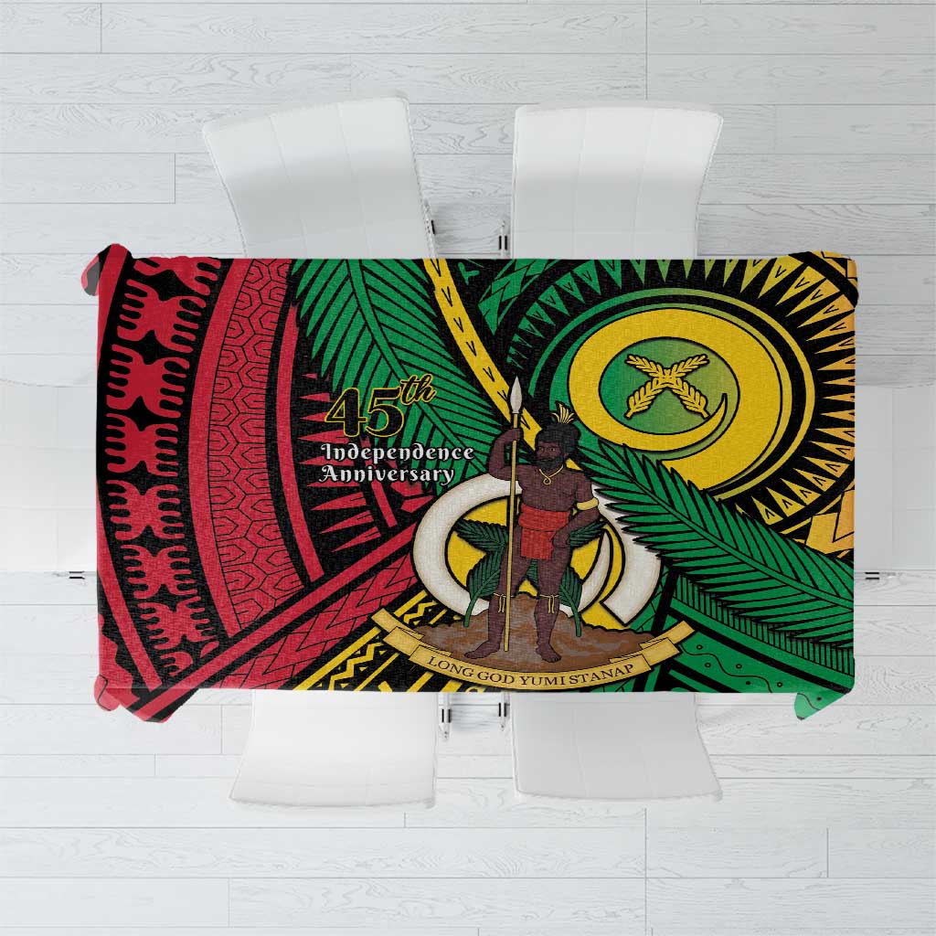 Halo Vanuatu Tablecloth Happy 45th Independence Anniversary
