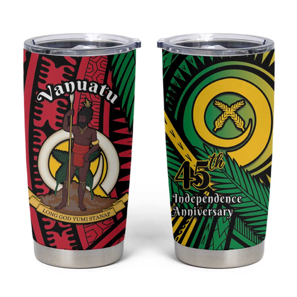 Halo Vanuatu Tumbler Cup Happy 45th Independence Anniversary