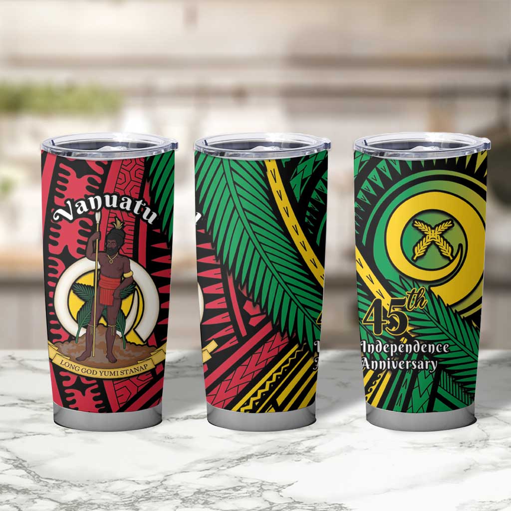 Halo Vanuatu Tumbler Cup Happy 45th Independence Anniversary