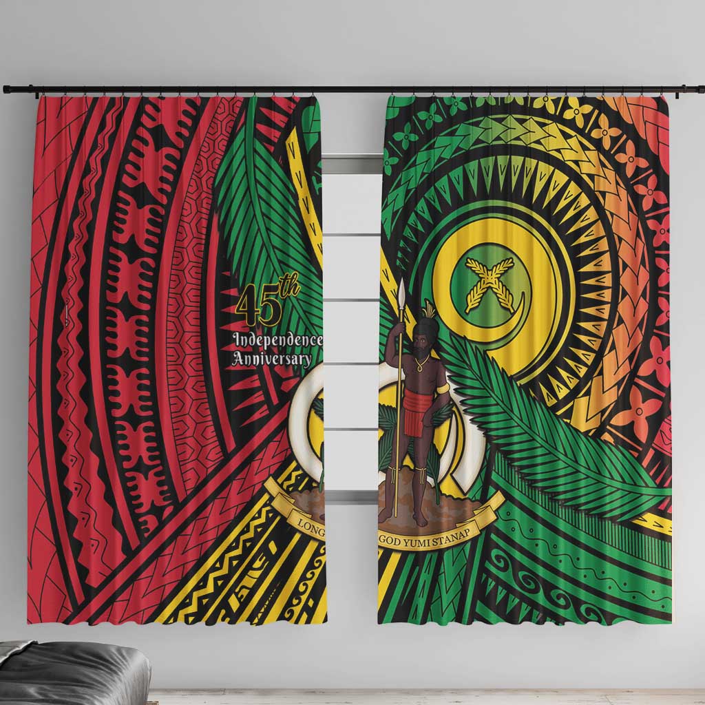 Halo Vanuatu Window Curtain Happy 45th Independence Anniversary